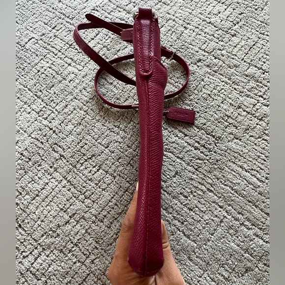 Coach Fuchsia Pebbled Leather Crossbody - Picture 5 of 16